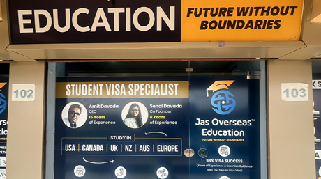 Jas Overseas office in Bardoli for student visa and overseas education consultation